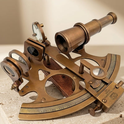 Grand sextant en laiton – cadeau pour marin - NSHB