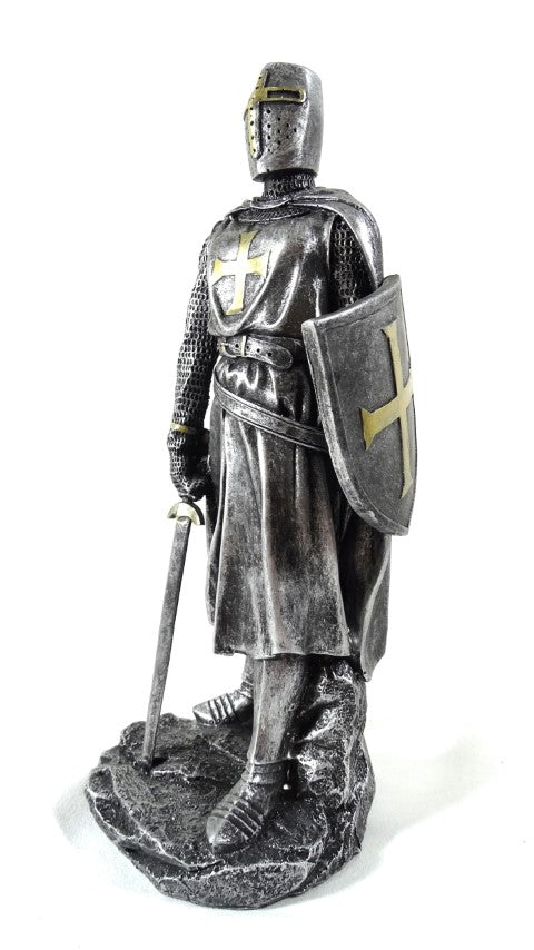 30 cm Crusader Knight Figurine with Engraving