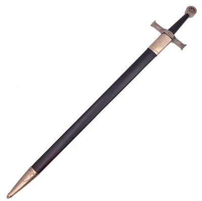 Épée de chevalier en acier 84 cm avec fourreau - Réplique - SW-114