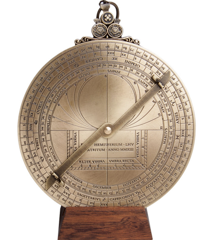 Grande astrolabio Hartmann in ottone - replica - H37