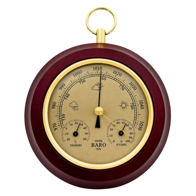 Stazione meteorologica 3 in 1 termometro barometro igrometro rotonda - YG386