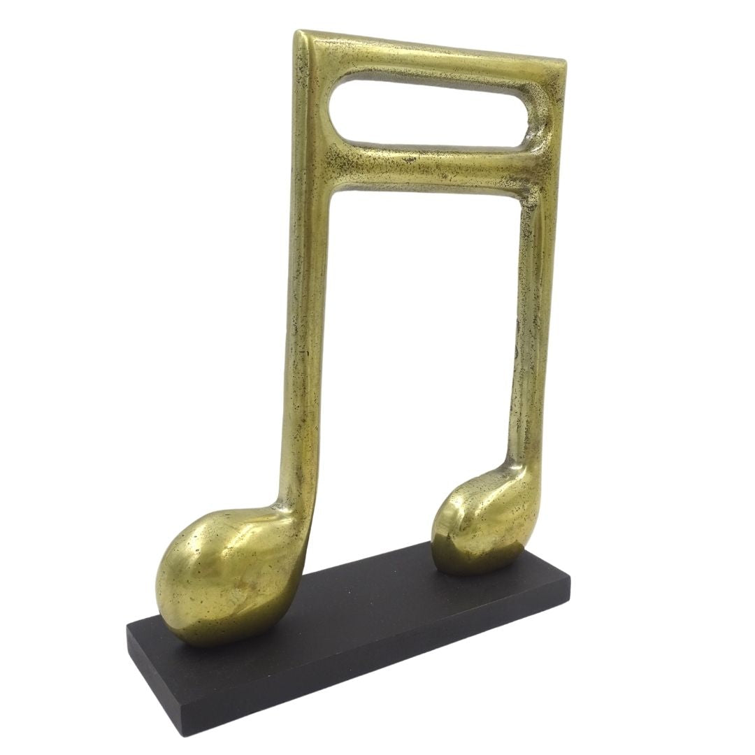 Gold Sixteenth Note statuette – Gift for a Musician
 – MUS-22