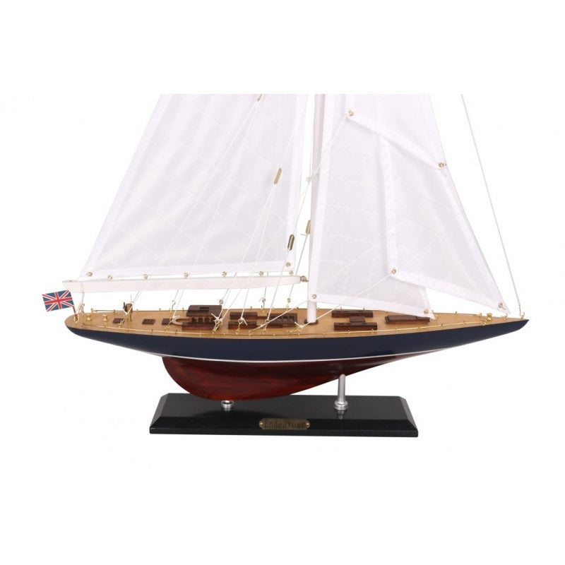 Maquette réplique du yacht Endeavour hauteur 70cm – END