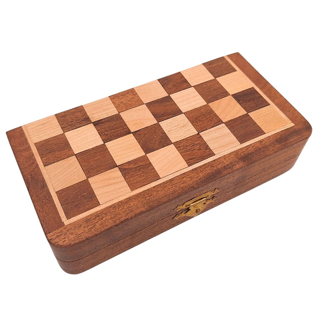 Échecs magnétiques en bois - jeu de stratégie - G201Z