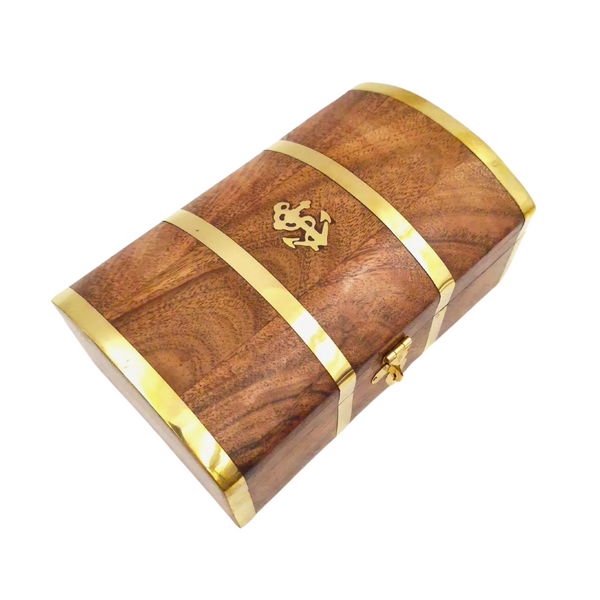 Vintage Nautical Wooden Box - DNU-020
