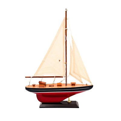 Modello in legno di yacht a vela - F1705