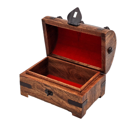 Holzschachtel für ein Geschenk - Schatztruhe – DNU-016A