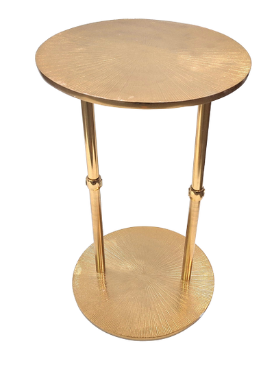 Runder goldener Metalltisch - Glamour-Dekoration – 1051A