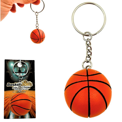 Sport-Schlüsselanhänger Basketball – Geschenk für Basketballspieler - BBK-001