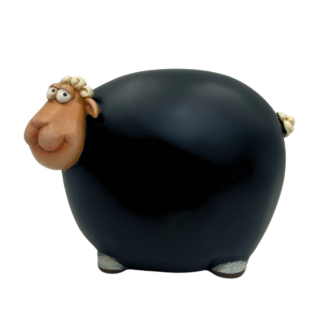 Salvadanaio a pecorella con vernice effetto lavagna - lavagna – CE34136