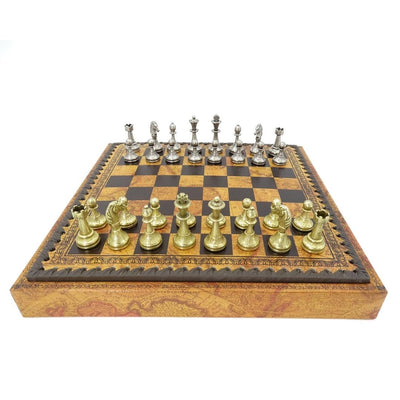 Échecs exclusifs en métal Italfama 28x28 cm – N035