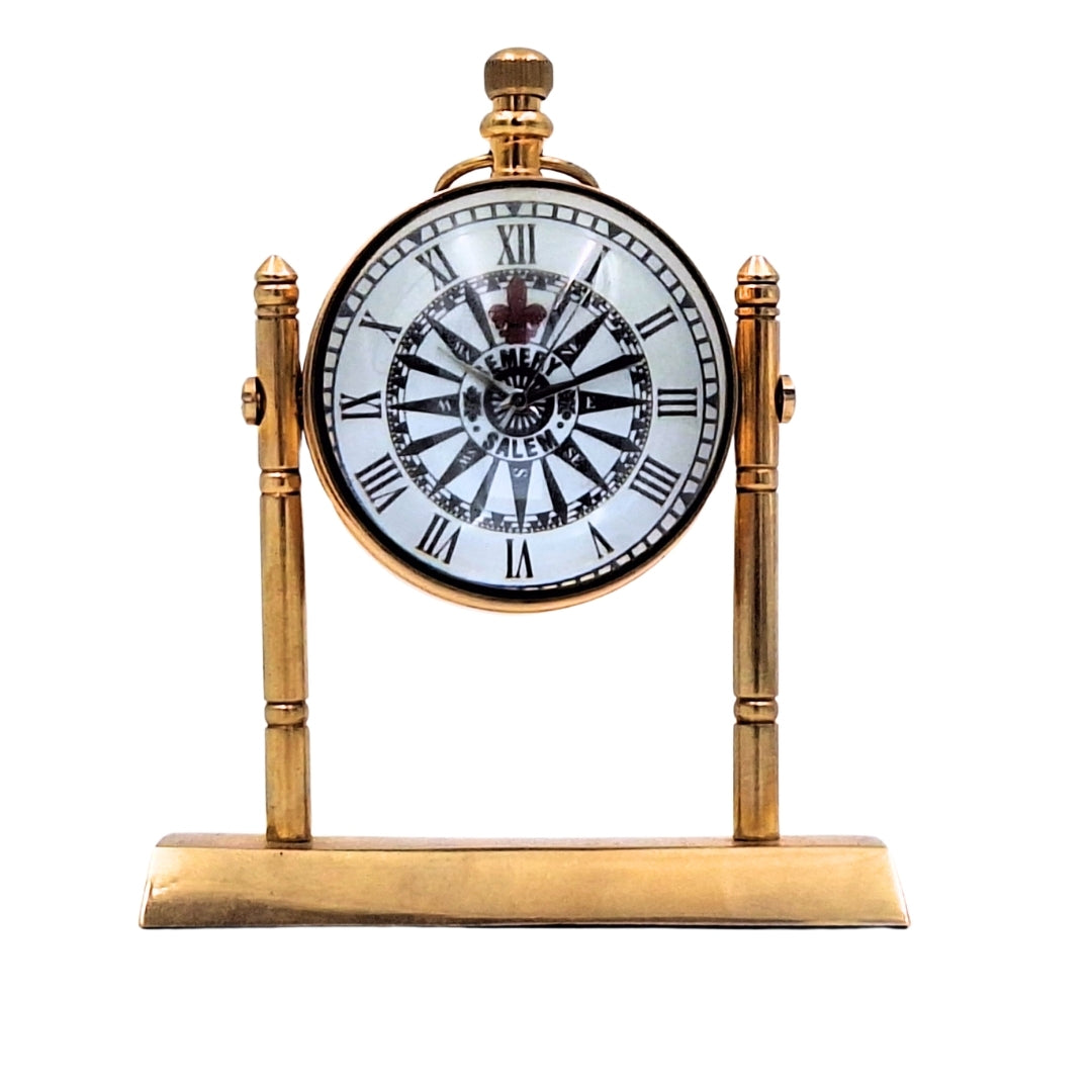 Maritime Tischuhr aus Messing– NC2963