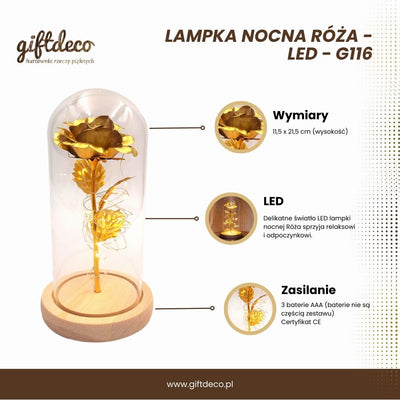 Rose Night Light - LED - G116