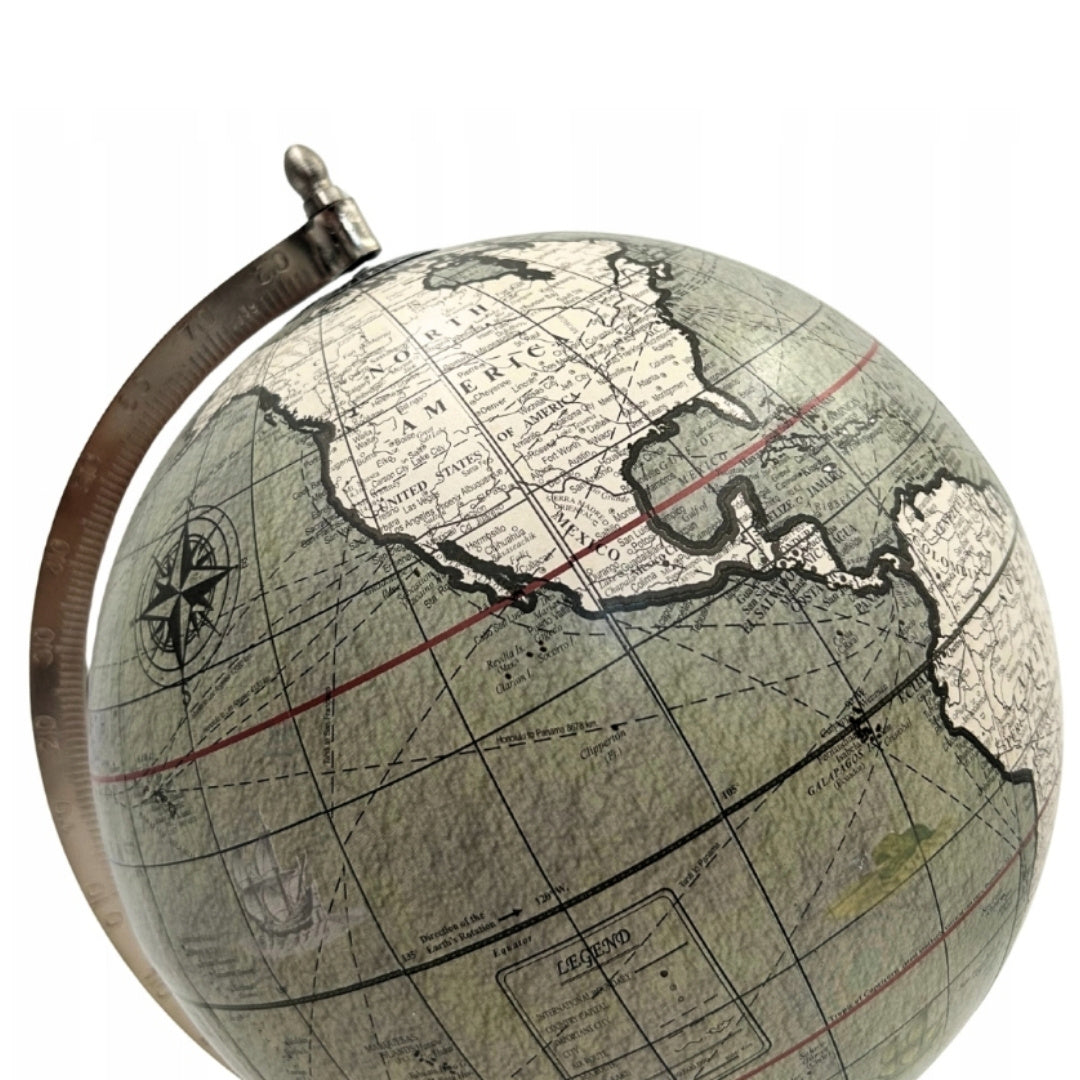 Globe décoratif sur socle en pierre 30cm - GLB-68