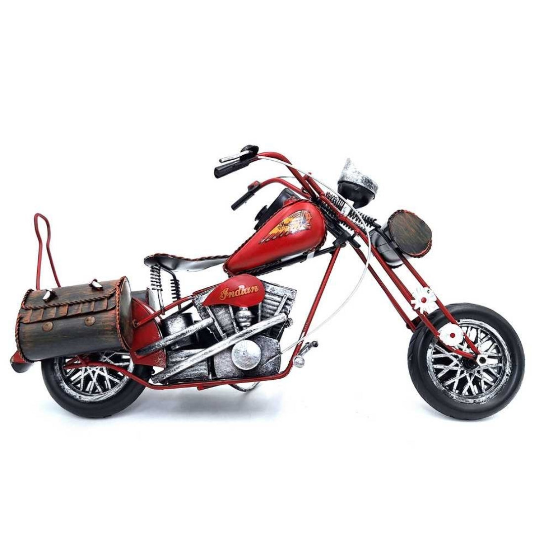 Grand modèle en métal de moto classique - 040SMT