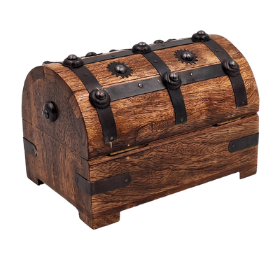 Holzschachtel für ein Geschenk - Schatztruhe – DNU-016A