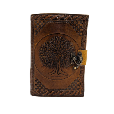 Taccuino in pelle vintage rétro 200 pagine – Albero della Vita - AH01