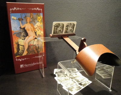 Stereoskop - optisches Gerät im Retro-Stil - H60