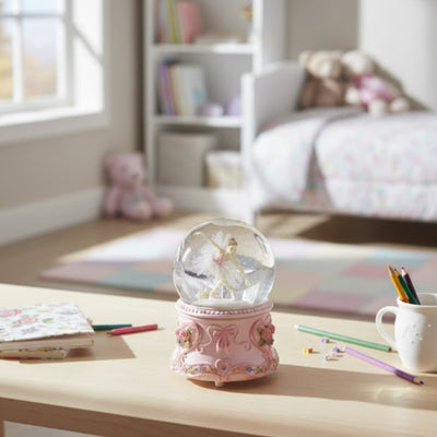 Dancing Ballerina Music Box in a Glass Ball 15cm – MG-963