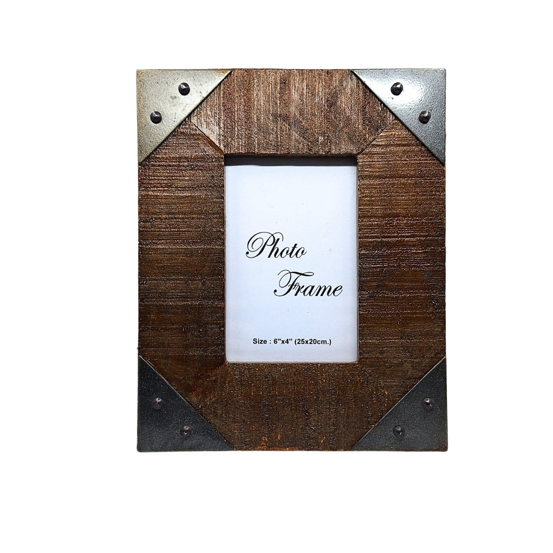 Holz-Bilderrahmen 10x15 cm Vintage – Mangoholz