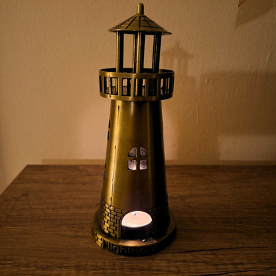 Figurine phare bougeoir pour bougie chauffe-plat 18cm - LT