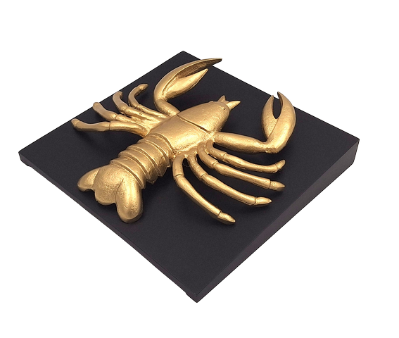 Krebs - goldene Dekofigur – CAN2