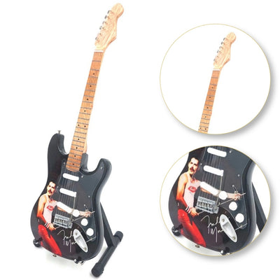 Mini-Sammlergitarre Serie Rockhelden Freddie Mercury Queen - MGT-8617