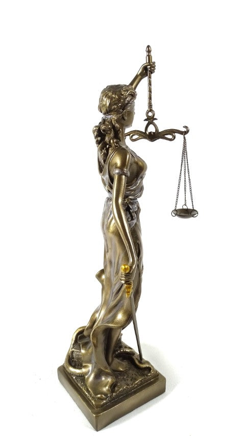 Figurine Thémis 35 cm - Cadeau pour avocat ou juge - MC-90037