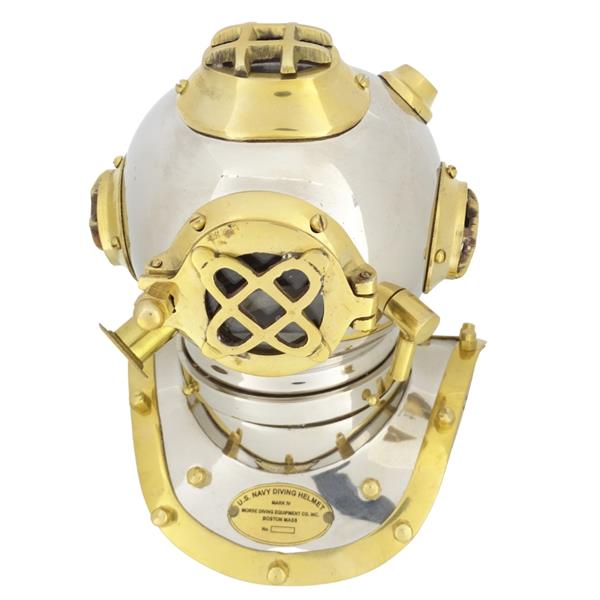 Messing-Taucherhelm US Navy Mark IV – Maritime Dekoration - DH93