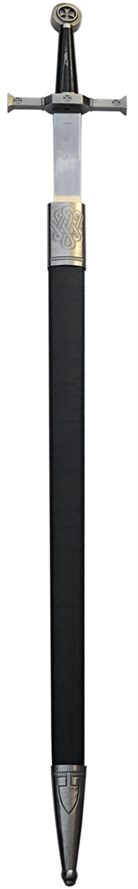 Épée de chevalier en acier 84 cm avec fourreau - Réplique - SW-114