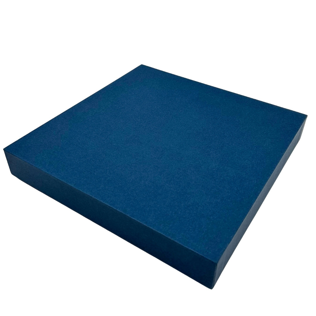Elegantes Geschenkset marineblaues Ledernotizbuch A5 mit Kugelschreiber in Geschenkbox - EE13