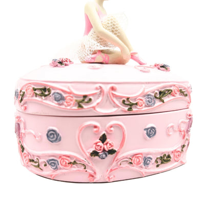 Heart-Shaped Ballerina Music Box, Swan Lake – MP-19031