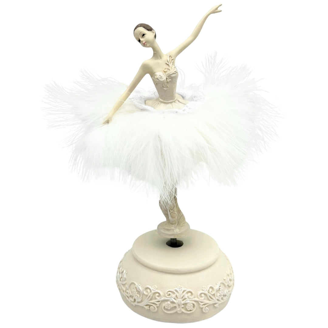 Spieluhr Ballerina Schneekönigin, beweglich, 23,5 cm – MP-19009