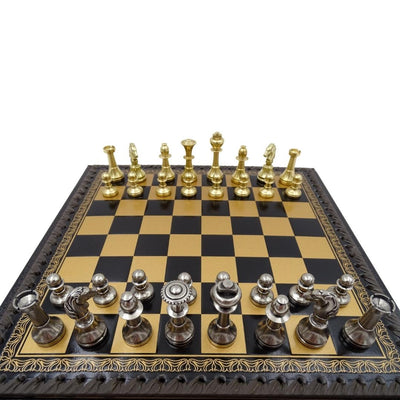 Échecs exclusifs en laiton Italfama 28x28 cm – N001