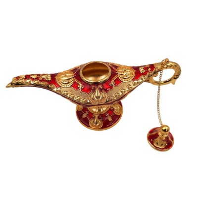 Lampada di Aladino LAR con splendide decorazioni dorate, 22 x 7 x 11 cm