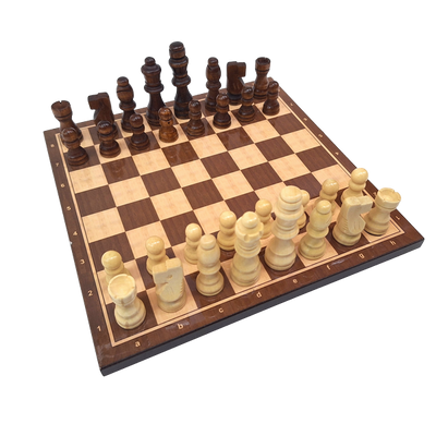 Scacchi classici in legno - 27 x 27 cm – 1050743