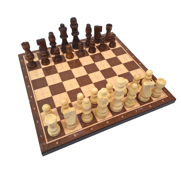 Scacchi classici in legno - 27 x 27 cm – 1050743