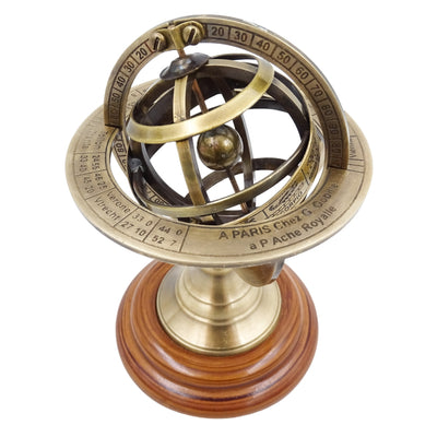 Astrolabe en laiton 14cm - NC1911