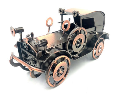 Modello metallico di automobile retrò, decorazione vintage - Q87