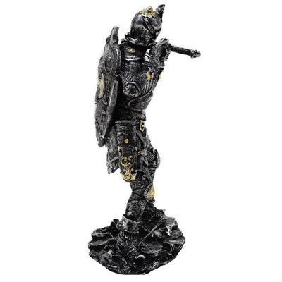 Figur mittelalterlicher Ritter mit Armbrust 20cm Armbrustschütze - Retro-Geschenk - MC-23151
