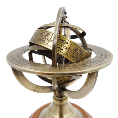 Astrolabe en laiton 14cm - NC1911