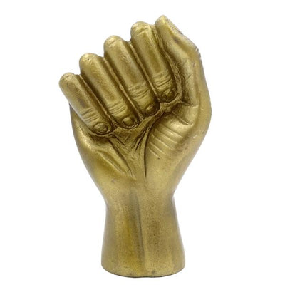 Geballte Faust, dekorative Aluminiumfigur 18cm - 20755-18