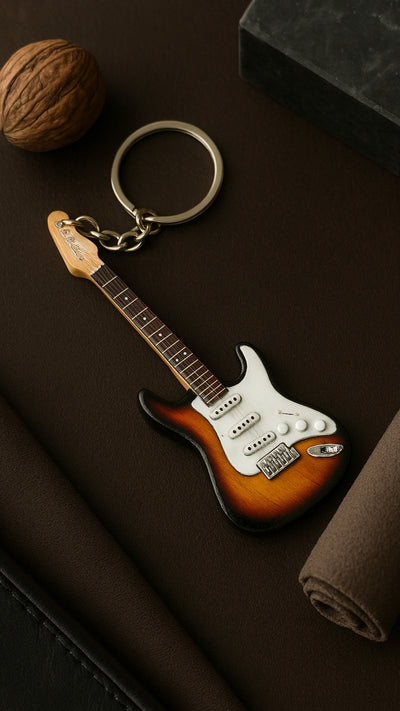 Schlüsselanhänger - Gitarre J. Hendrix - Mahagoni - EGK-0320