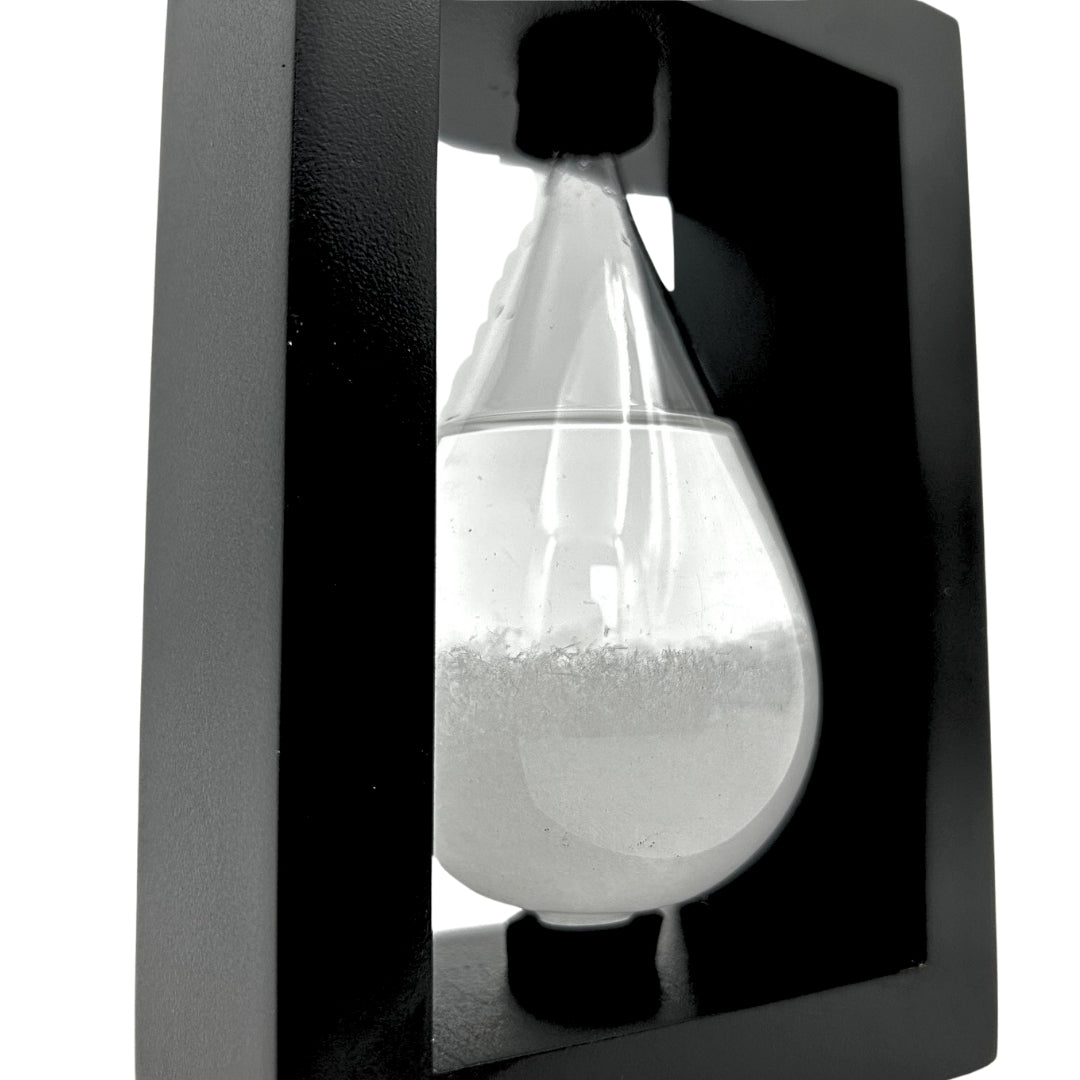 Baromètre tempête de FitzRoy dans un cadre en bois - Goutte Storm Glass – BAW1