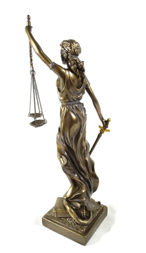 Figurine Thémis 35 cm - Cadeau pour avocat ou juge - MC-90037