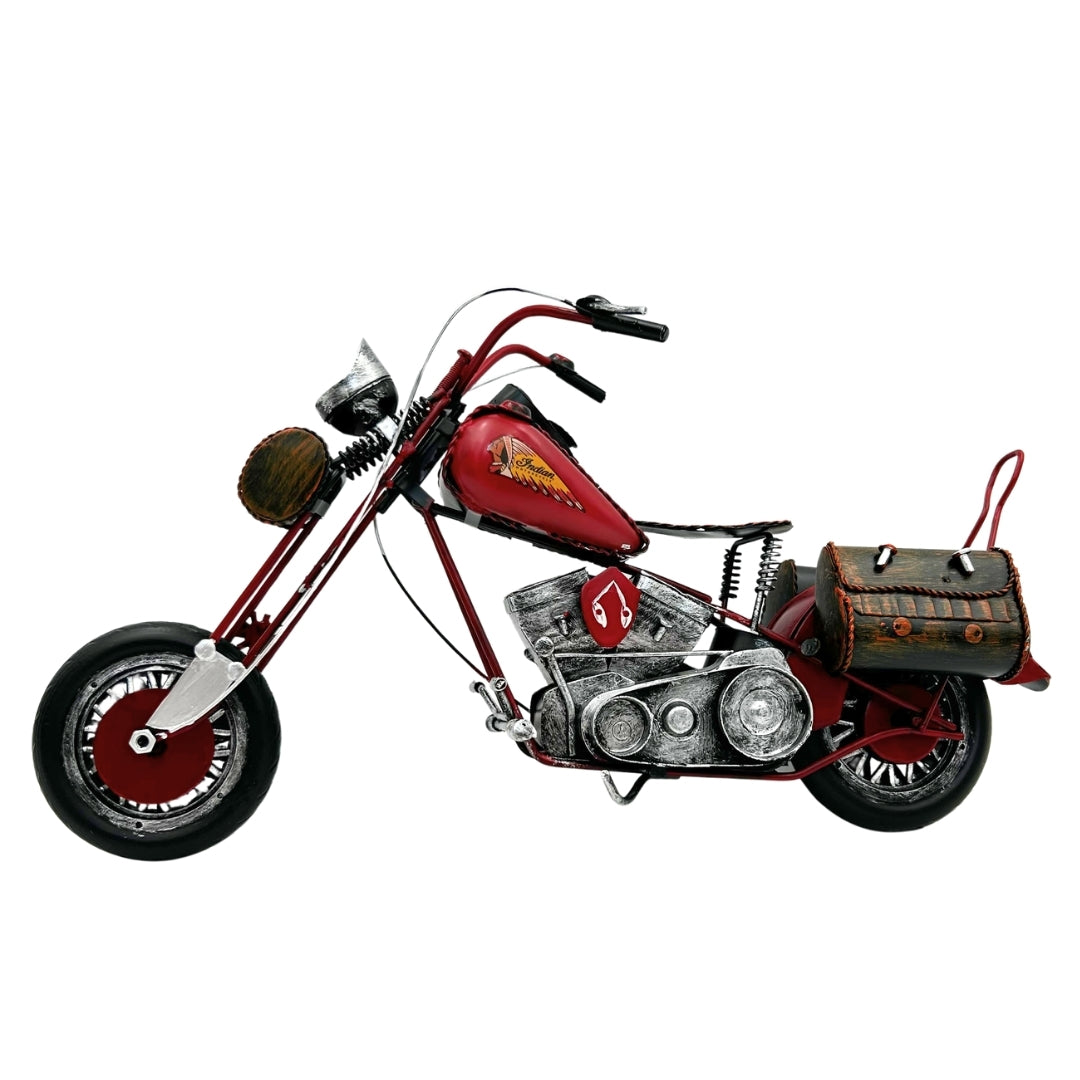 Grand modèle en métal de moto classique - 040SMT