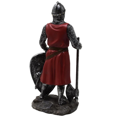 Statuette chevalier croisé 18,5 cm – Polyrésine – MC-23133