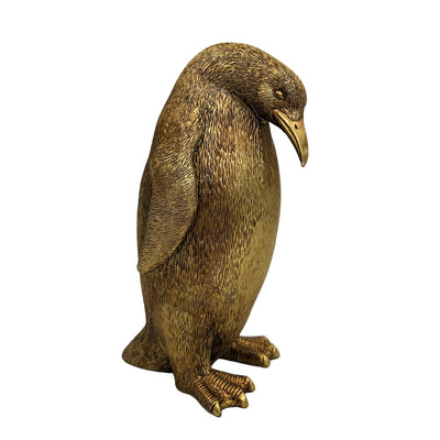 Statuetta decorativa Pinguino dorato Altezza 20,5 cm – 3989FJZ