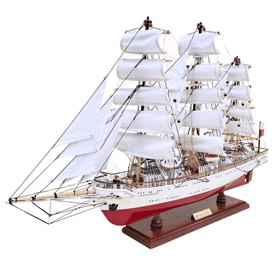 Modèle exclusif du voilier Dar Młodzieży XXL de 71 cm, personnalisable par gravure