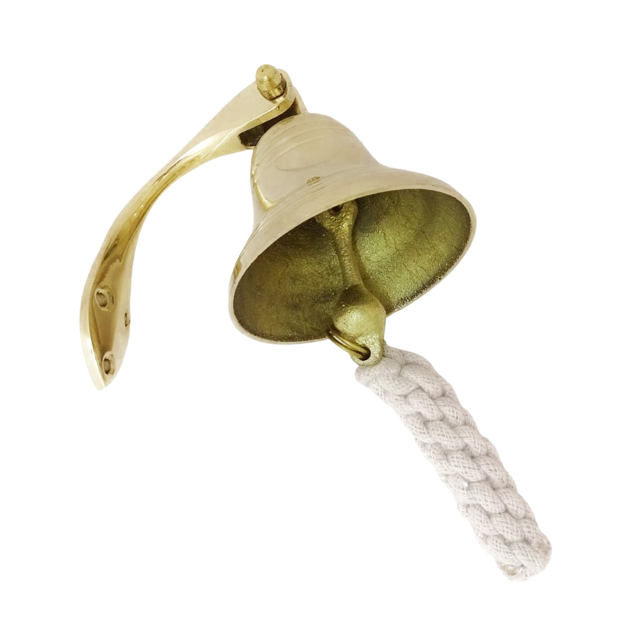 Brass Sailing Bell HB36/4 with 10 cm Diameter and Personalized Engraving Option